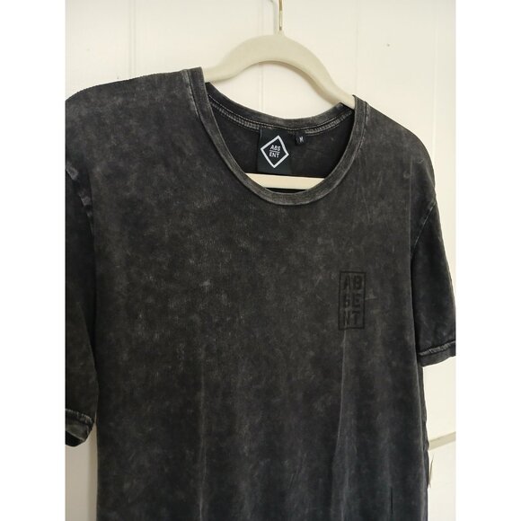 Absent EXCHEQUER TEE Graphic T Shirt Mens M Charcoal Gray Cotton Short Sleeve - Picture 16 of 16